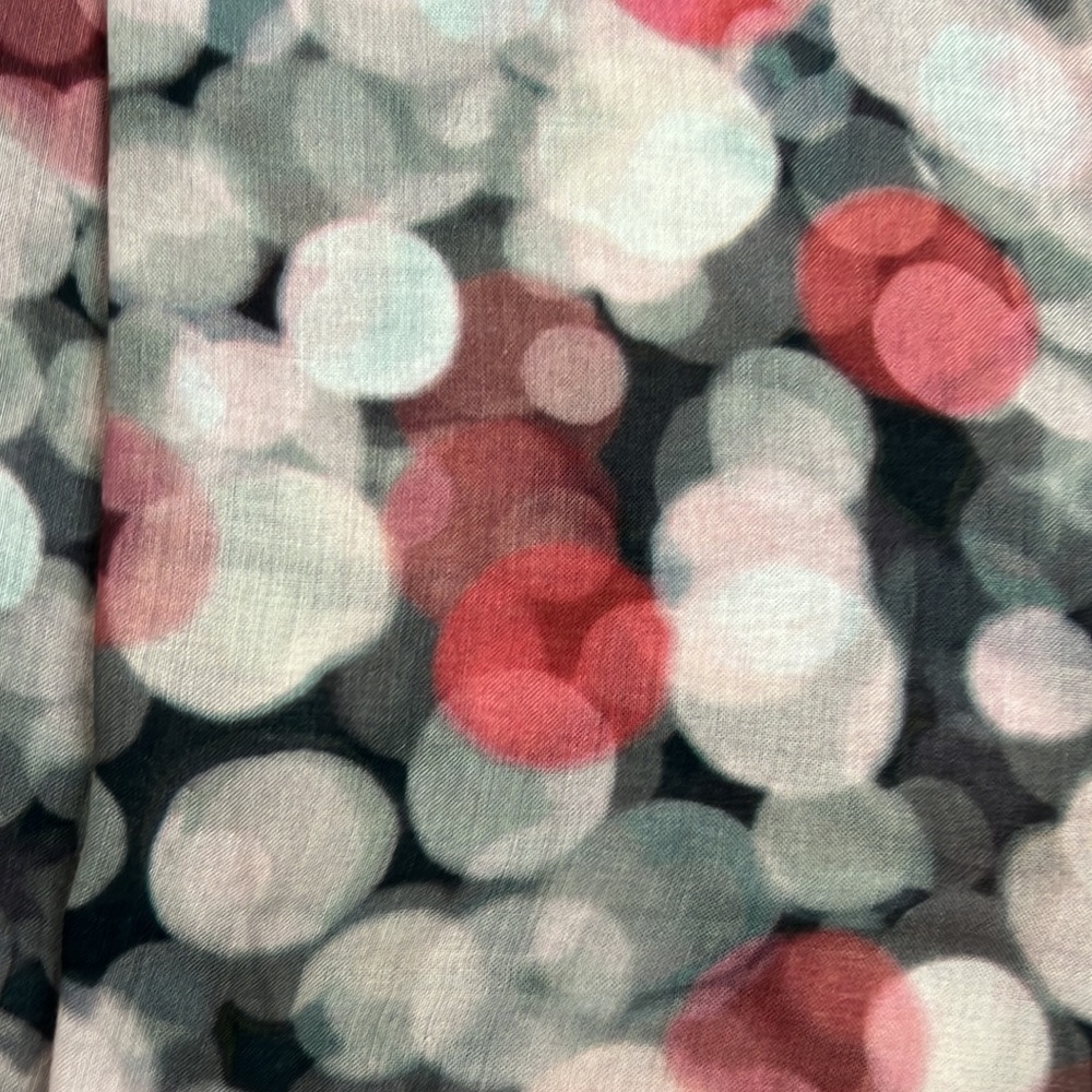 Kate Spade Pink and Black Floral Scarf - Picture 3 of 7